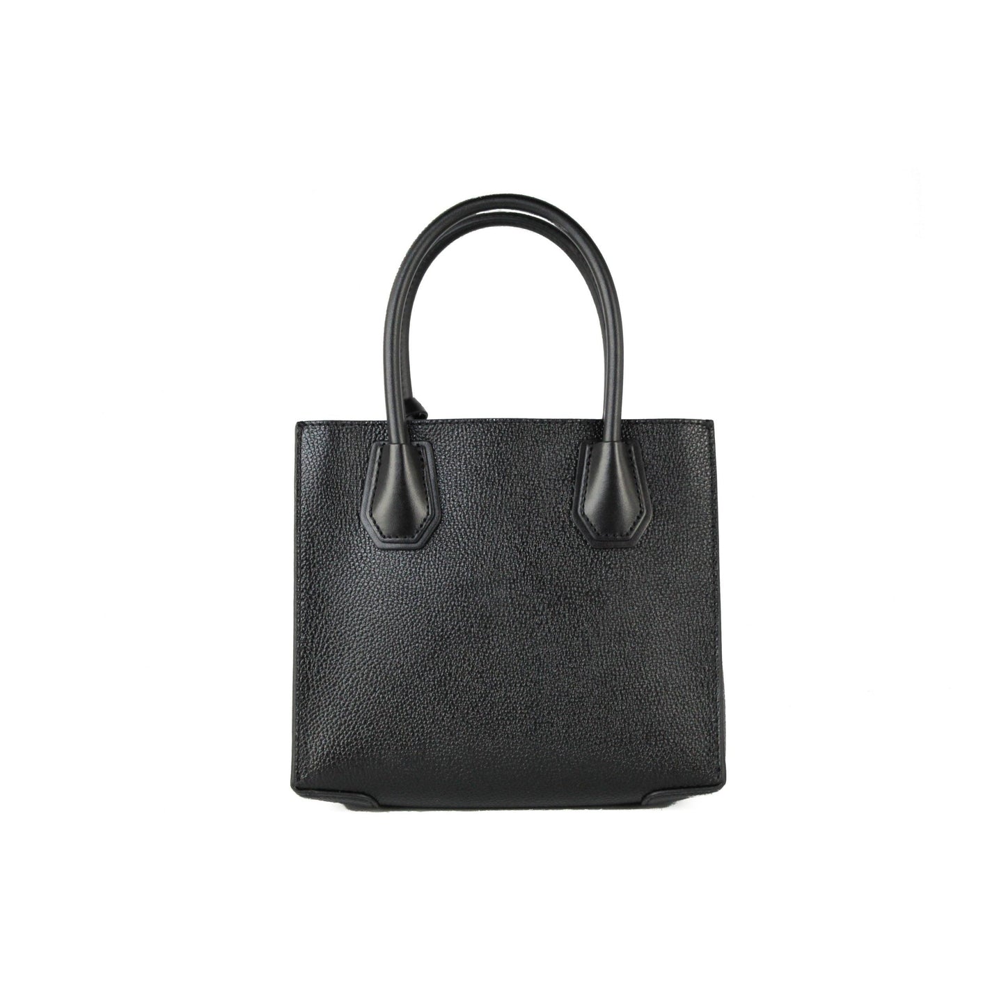 Mercer Medium Leather Messenger Crossbody Handbag (Black Solid) - coffeewithmee2