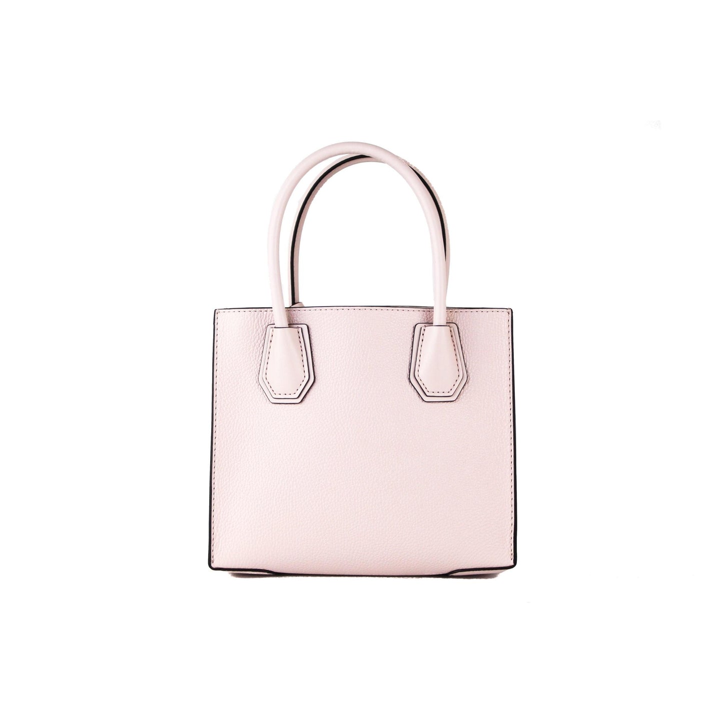 Mercer Medium Leather Messenger Crossbody Handbag (Powder Blush Solid) - coffeewithmee2