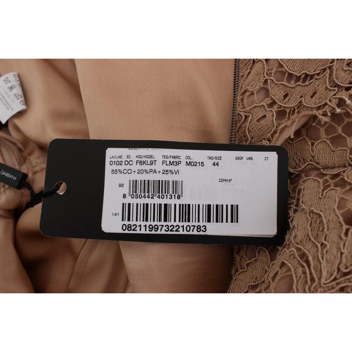 Pink Floral Lace Full Length Sheath Dress - coffeewithmee2