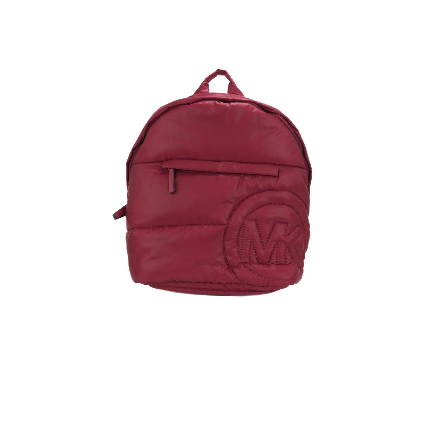 Rae Medium Quilted Nylon Fabric Backpack Bookbag (Berry) - coffeewithmee2