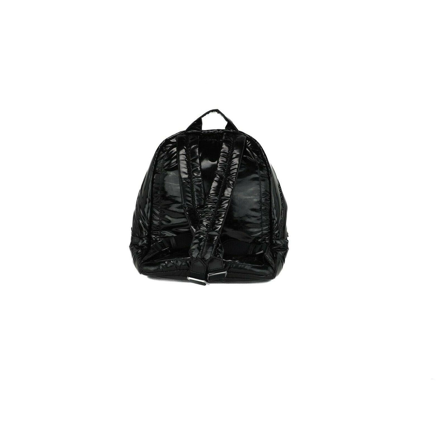 Rae Medium Quilted Patent Leather Backpack Bookbag (Black) - coffeewithmee2