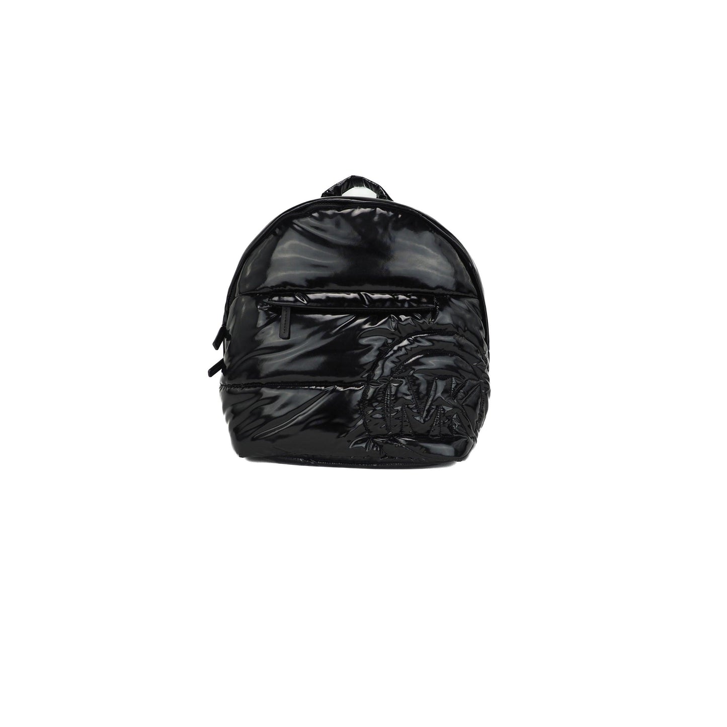 Rae Medium Quilted Patent Leather Backpack Bookbag (Black) - coffeewithmee2
