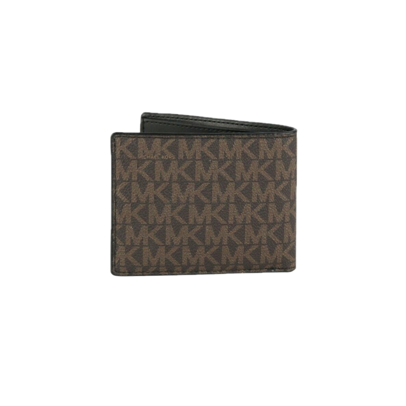 Gifting Slim Signature Bifold with Key Fob Box Set (Brown/Multi) - coffeewithmee2