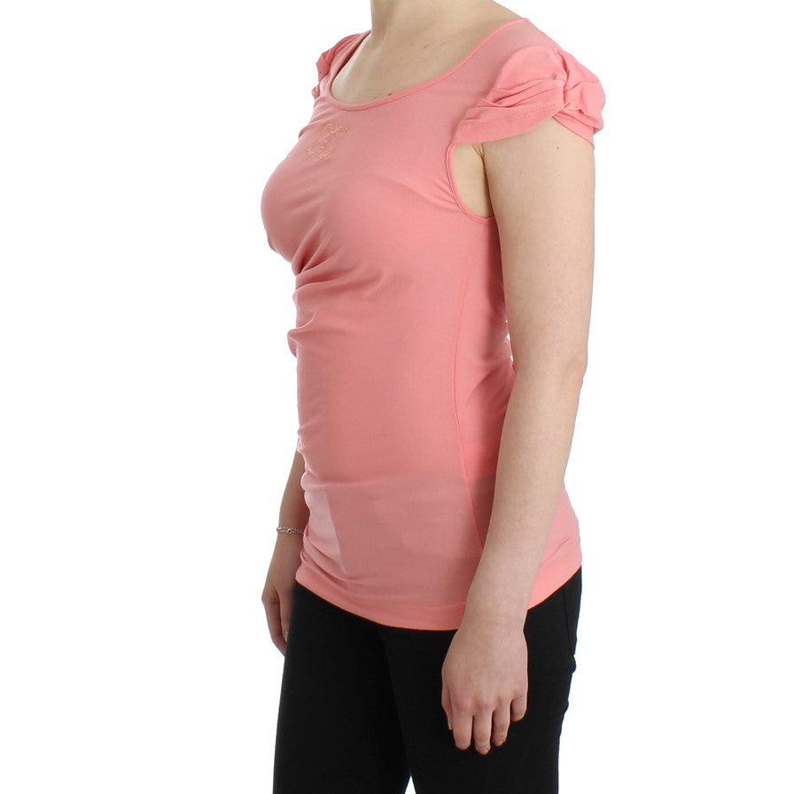 Pink cotton top - coffeewithmee2