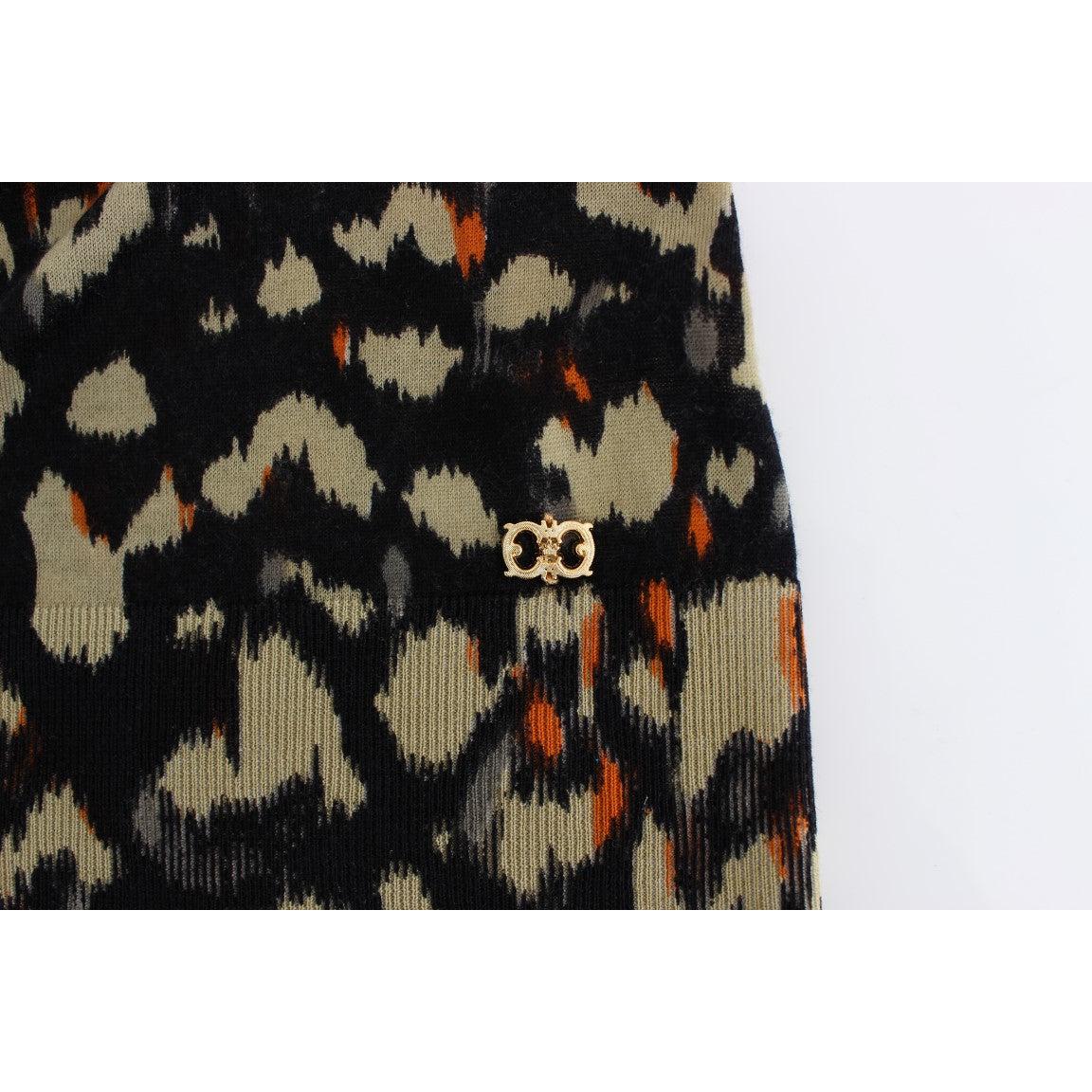 Multicolor v-neck wool jumper - coffeewithmee2