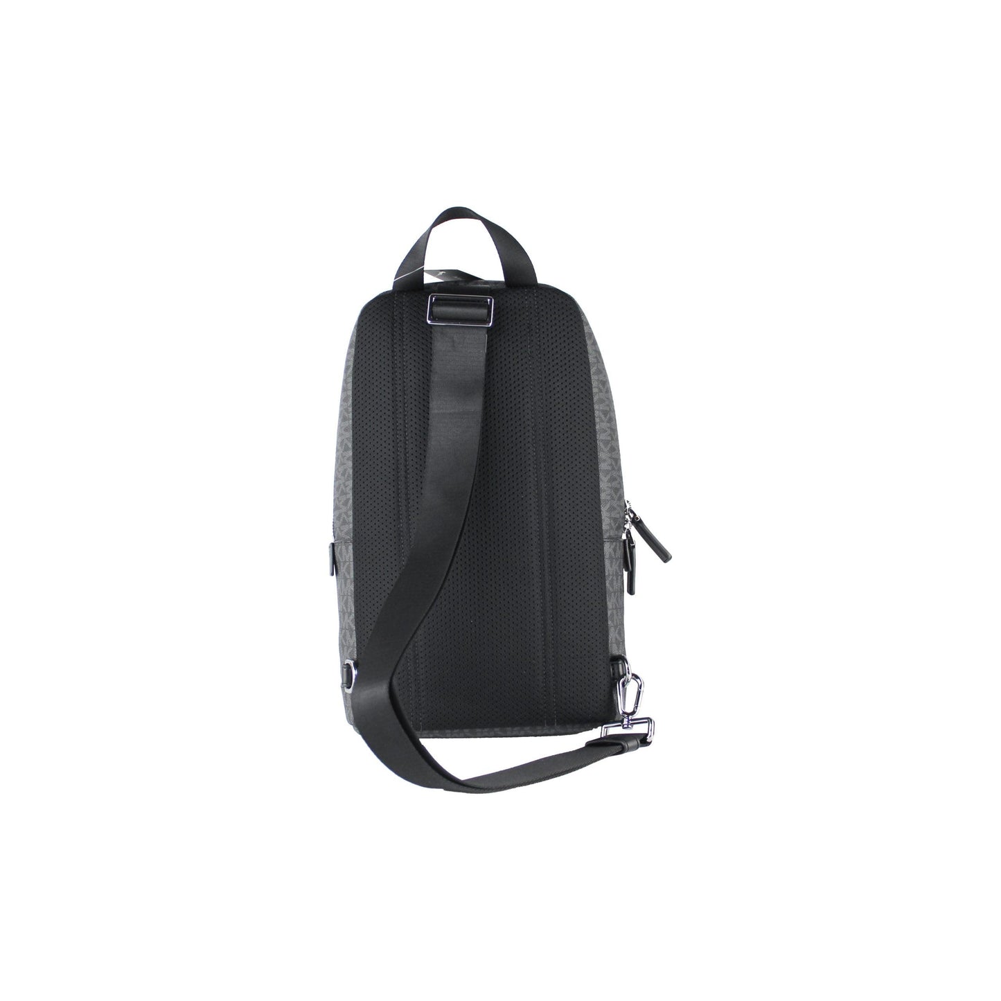 Cooper Medium Signature PVC Commuter Slingpack Crossbody Bag (Black Signature) - coffeewithmee2