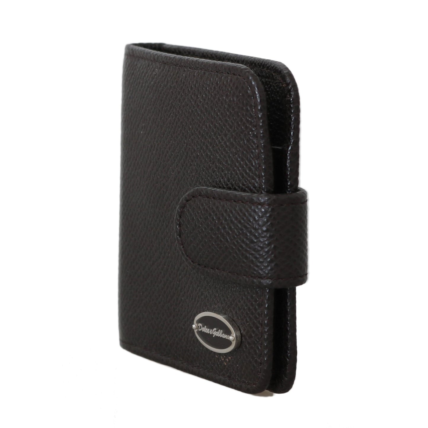 Brown Dauphine Leather Condom Case Holder - coffeewithmee2