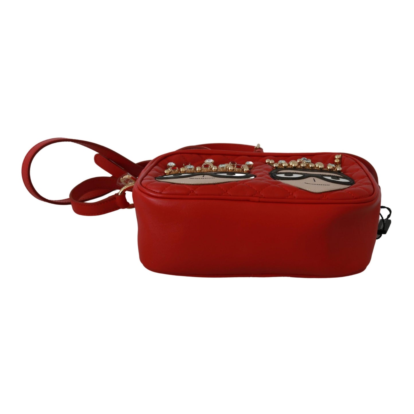 Red Crown Men Patch Crossbody Borse GLAM Leather BAg - coffeewithmee2