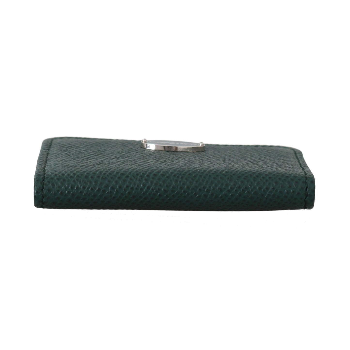 Green Dauphine Leather Condom Case Holder - coffeewithmee2