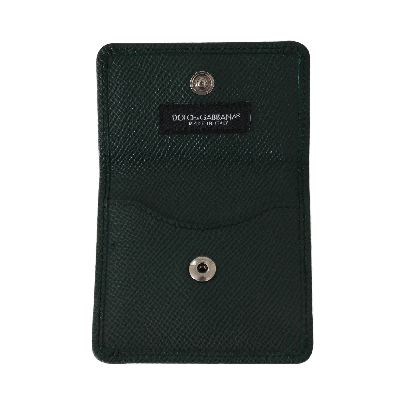 Green Dauphine Leather Condom Case Holder - coffeewithmee2