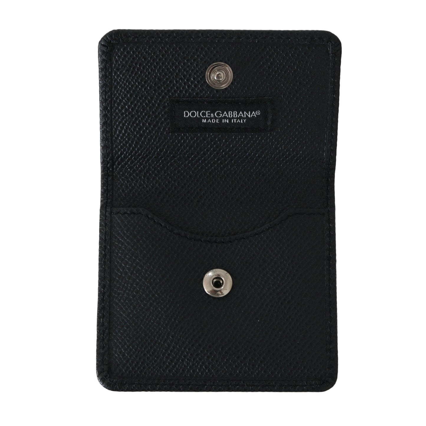 Blue Dauphine Leather Condom Pocket Case Holder - coffeewithmee2