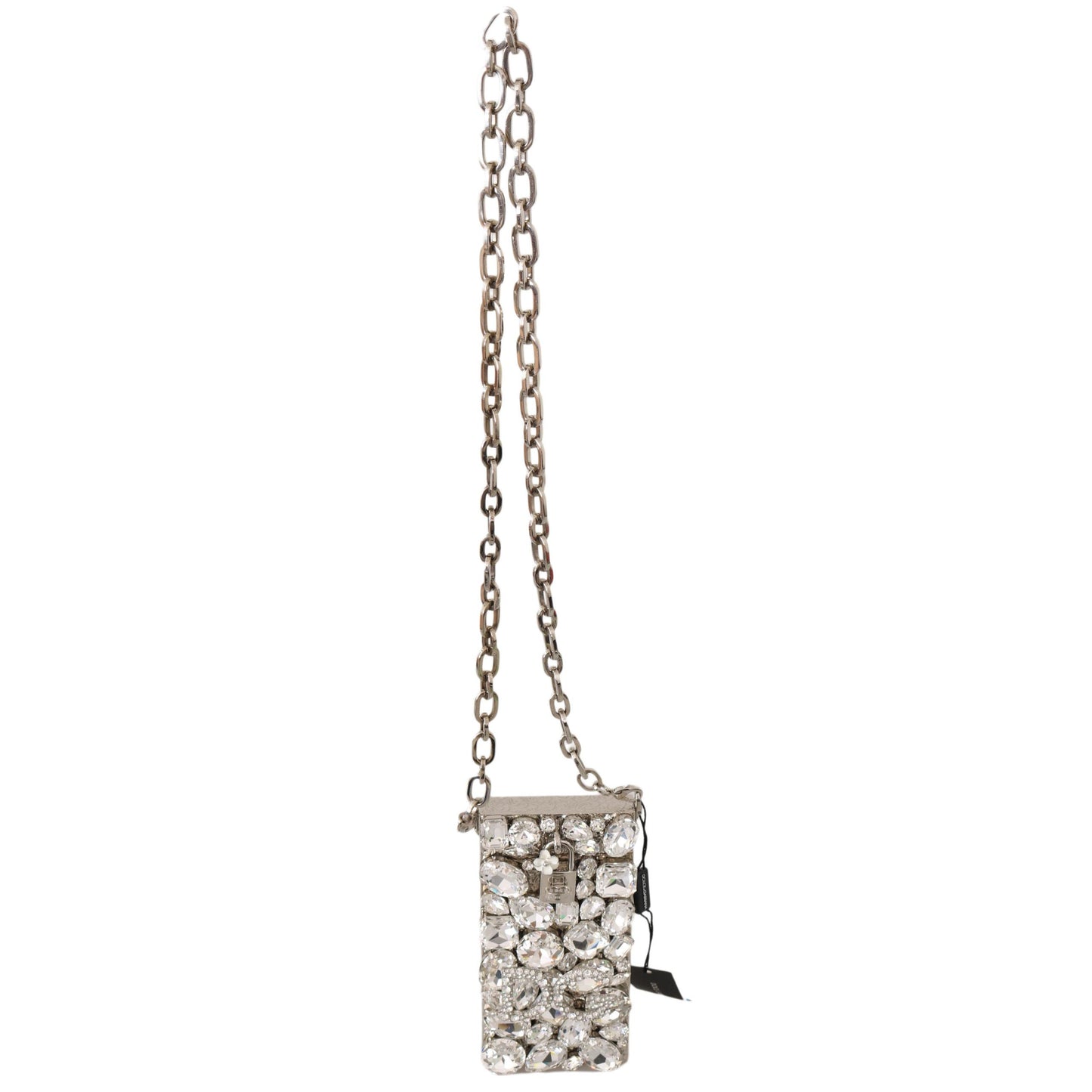 Cross Body Silver Crystal Brass Crystal Purse - coffeewithmee2