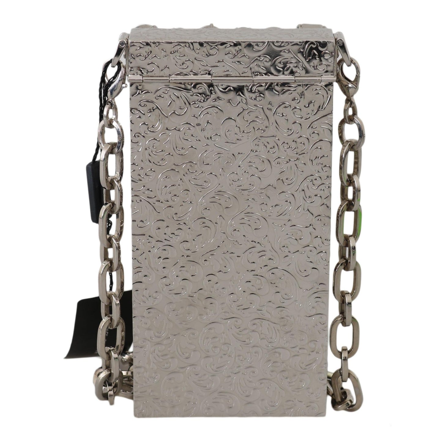 Cross Body Silver Crystal Brass Crystal Purse - coffeewithmee2