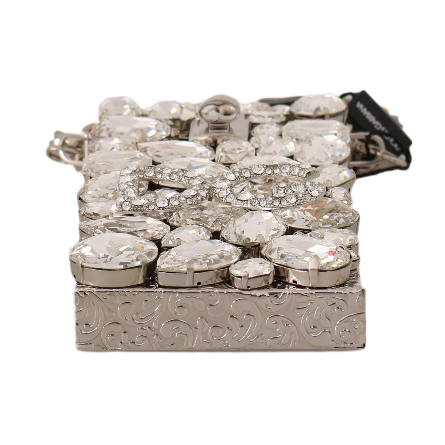 Cross Body Silver Crystal Brass Crystal Purse - coffeewithmee2