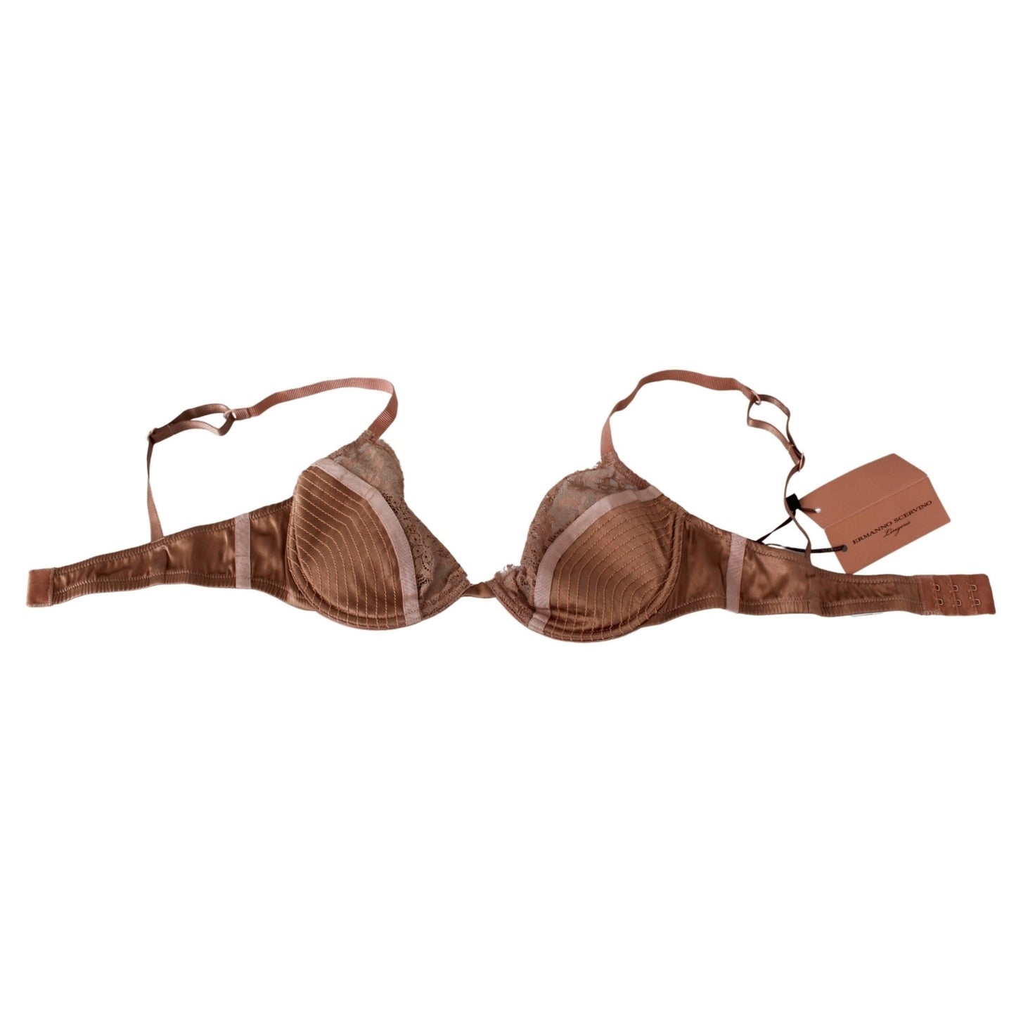 Nude Lace Push Up Silk Underwear