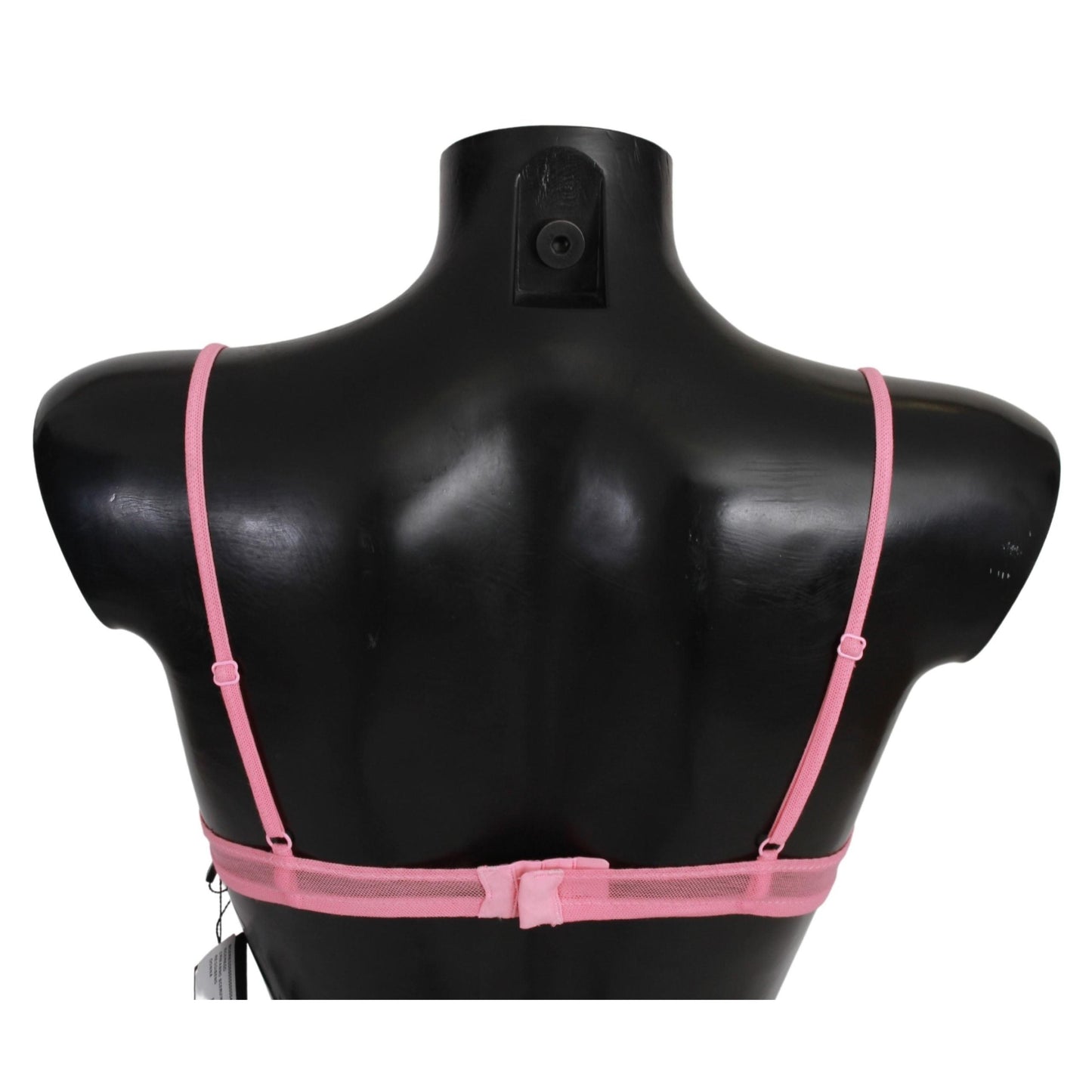 Pink Cotton Stretch Push Up Bra Underwear