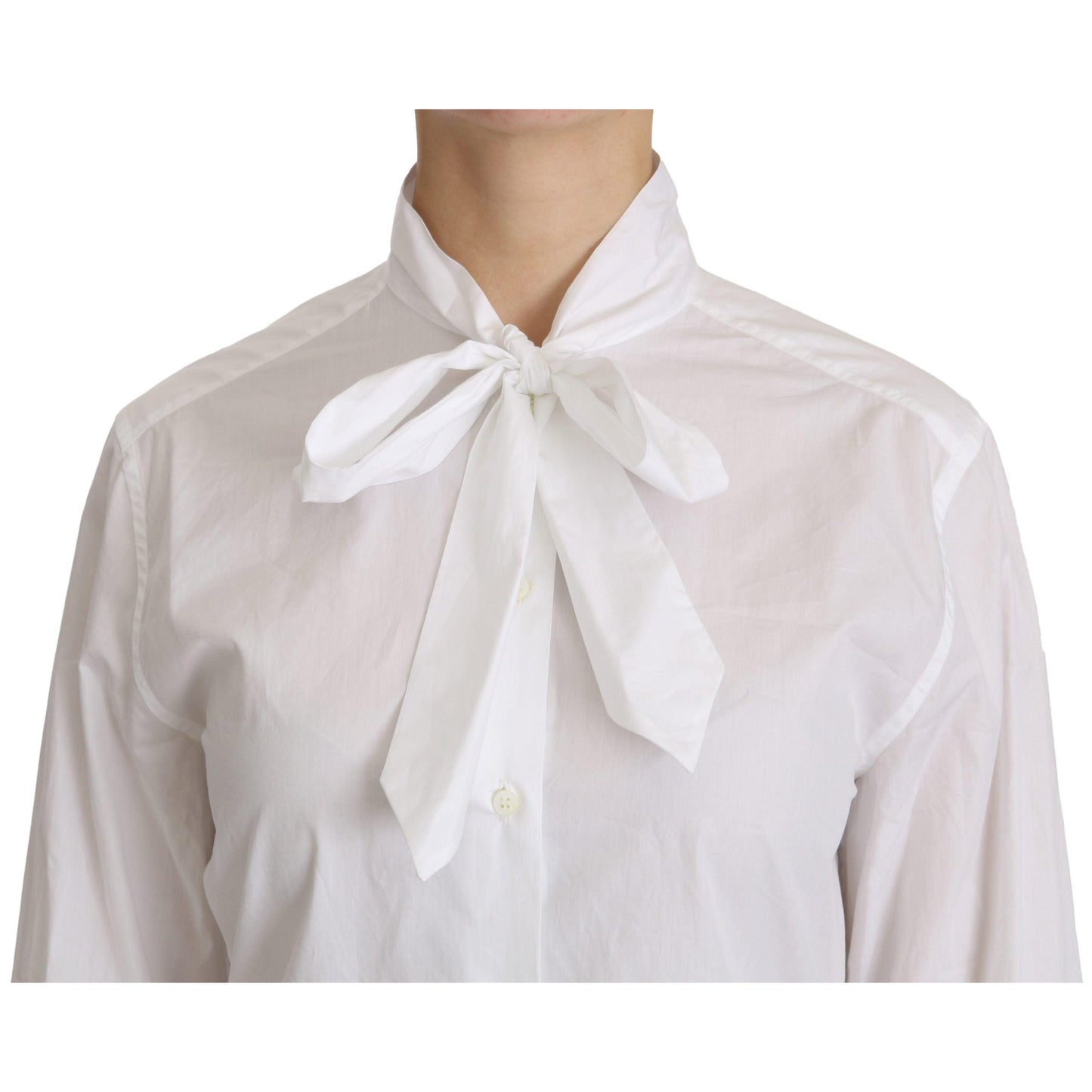 White Turtle Neck Long Sleeve Polo Shirt