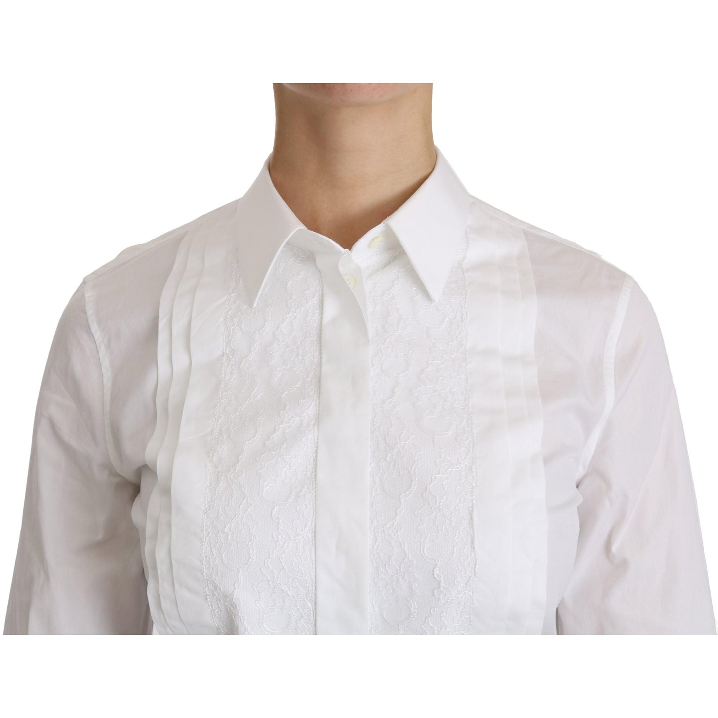 White Collared Long Sleeve Polo Shirt