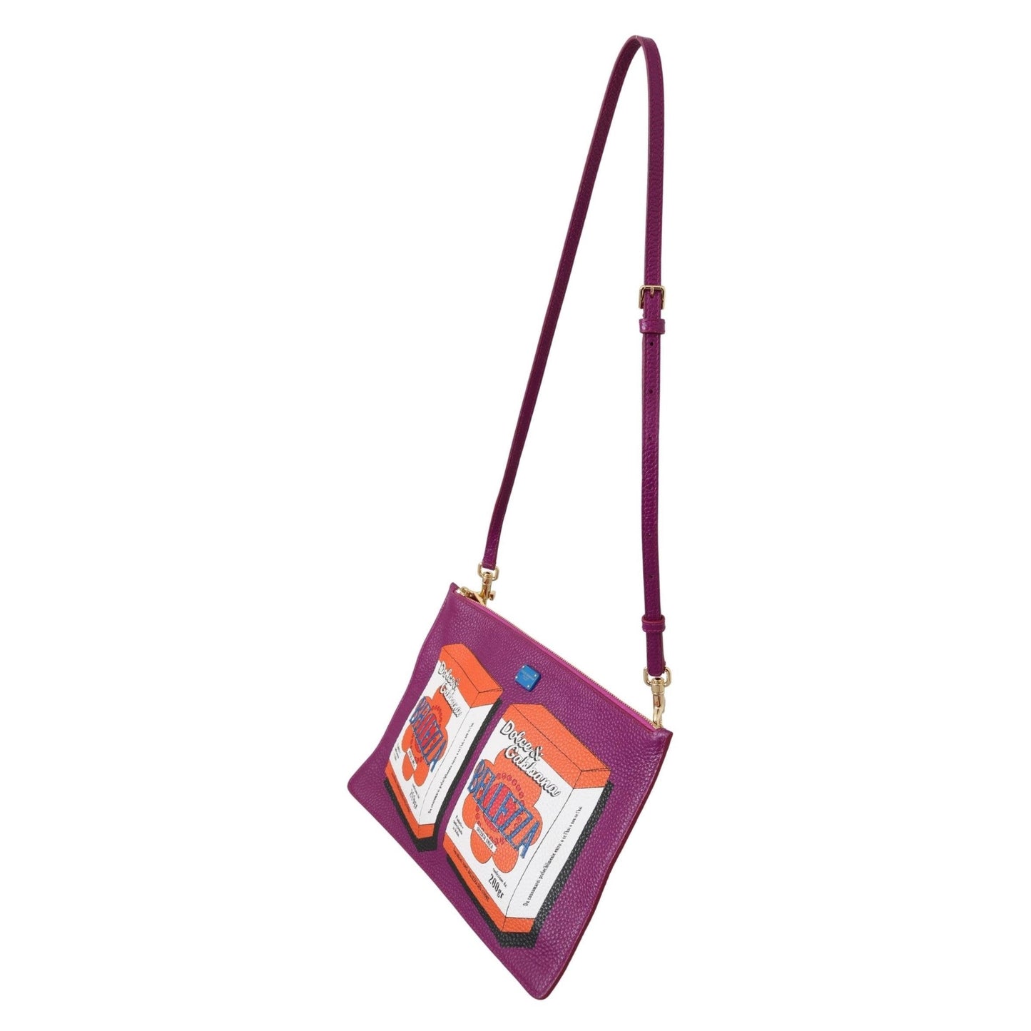 Purple Bellezza Shoulder Sling Purse CLEO Leather Bag - coffeewithmee2