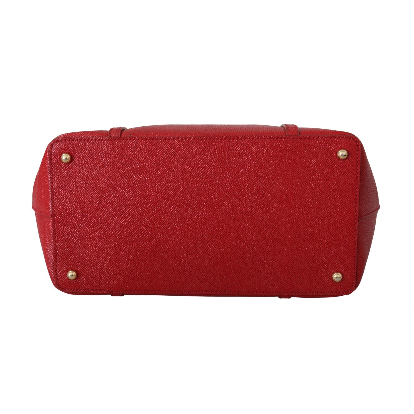 Red Leather Handbag Purse Shopping Tote Women Bag - coffeewithmee2
