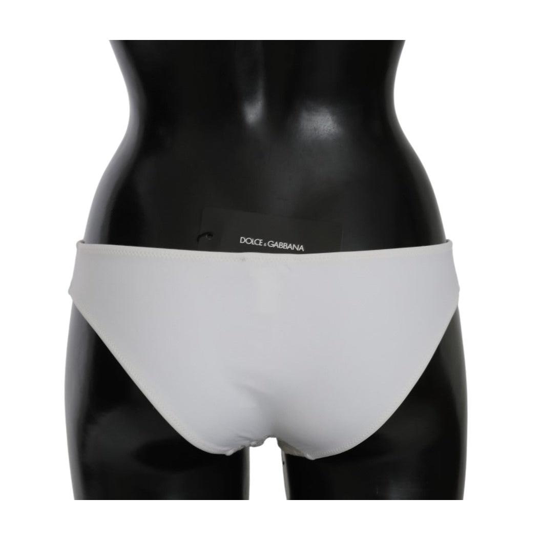 White Lace Swimsuit Bottom Bikini Beachwear