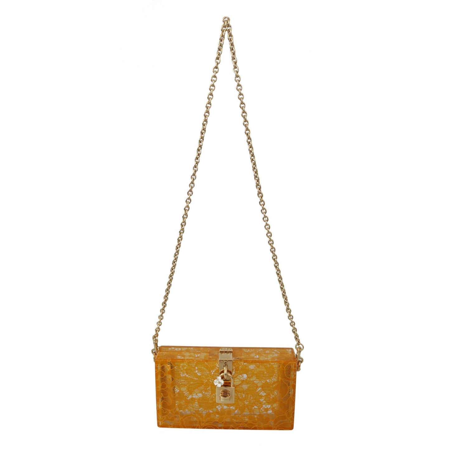 Yellow Plexiglass Taormina Lace Clutch Borse Bag BOX - coffeewithmee2