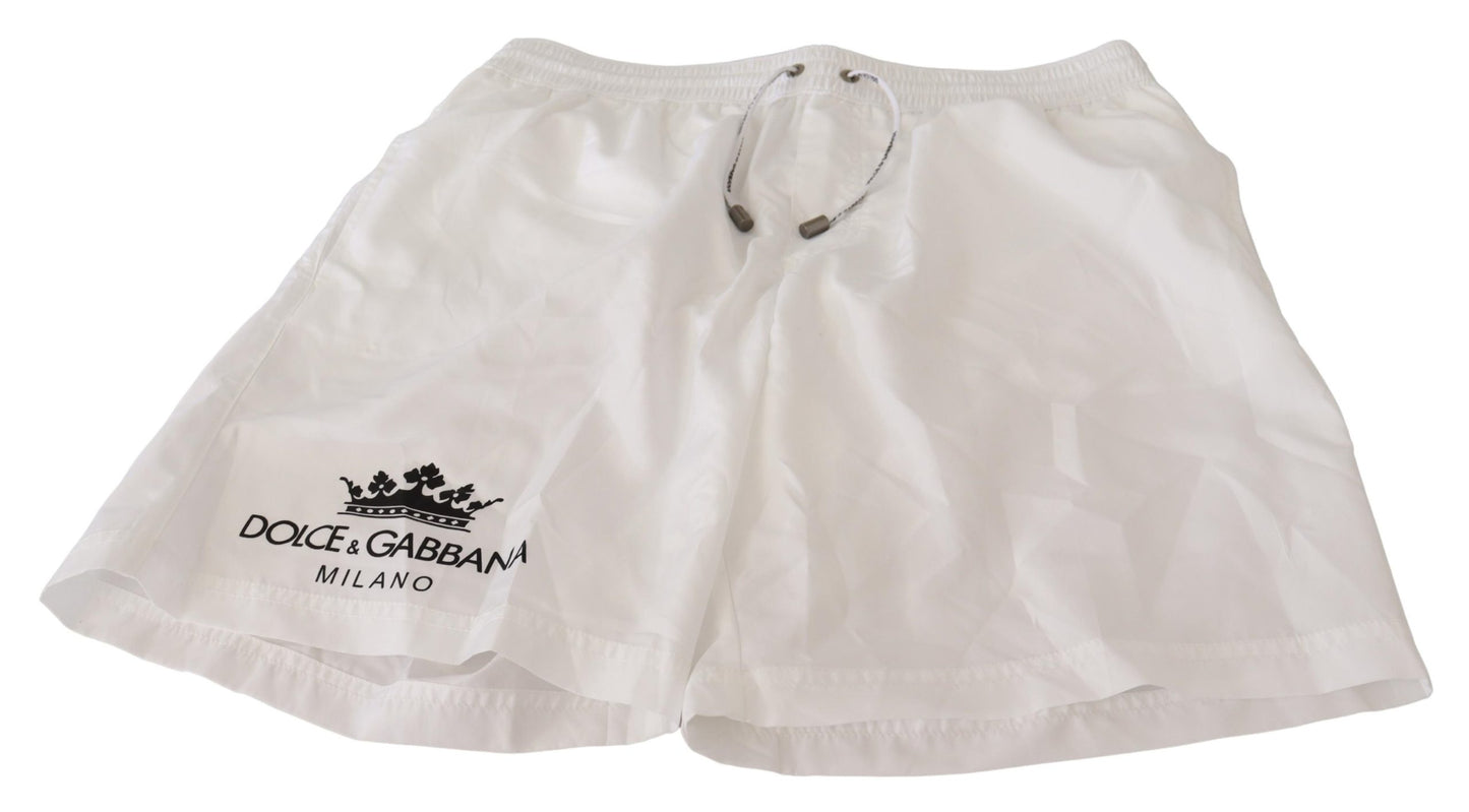White Crown Mens Beachwear Swimwear Shorts