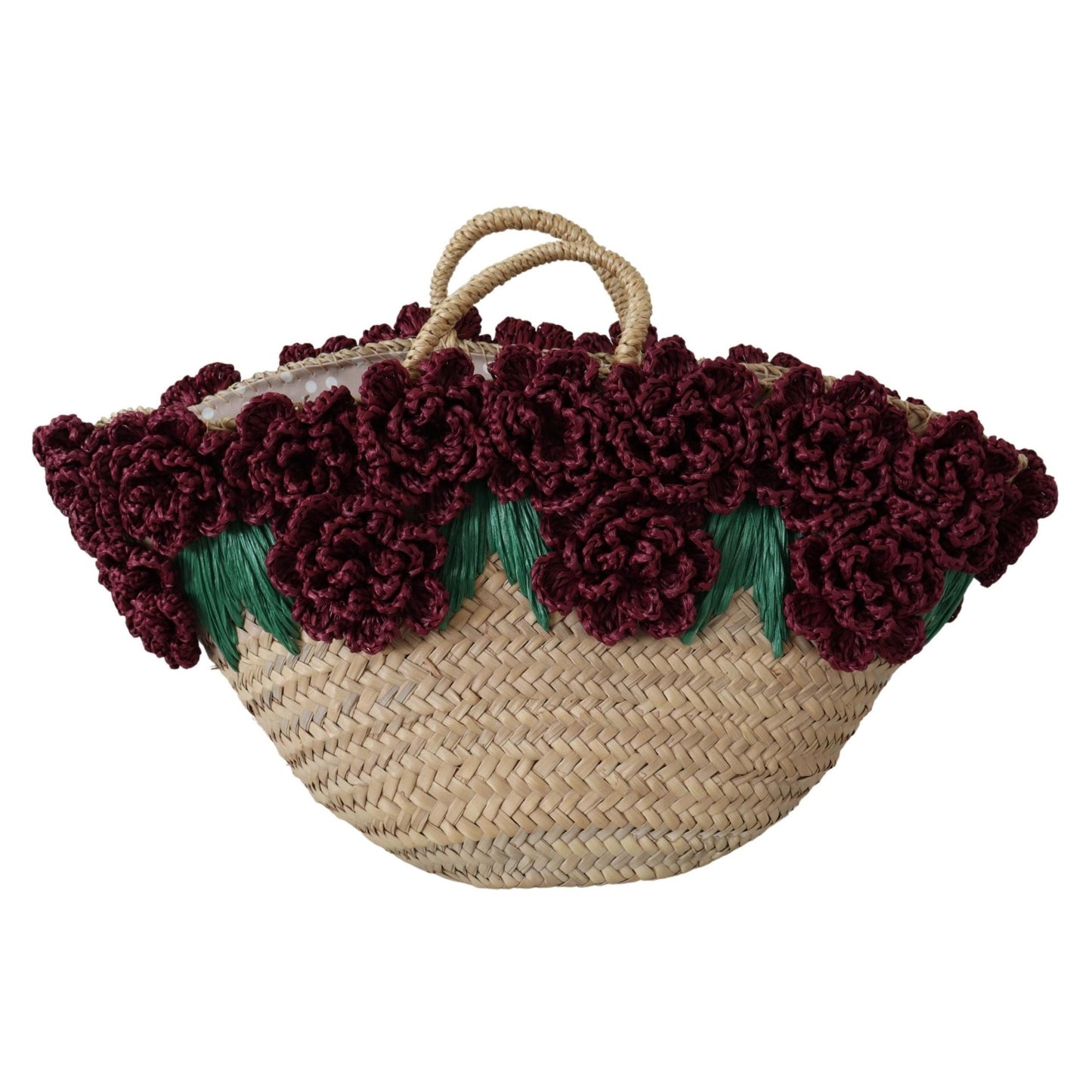 Multicolor Straw Floral Handbag Tote Women Purse - coffeewithmee2