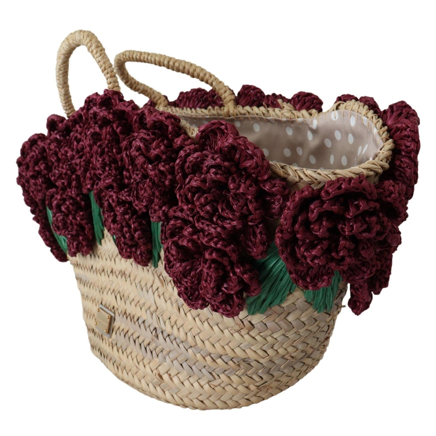 Multicolor Straw Floral Handbag Tote Women Purse - coffeewithmee2
