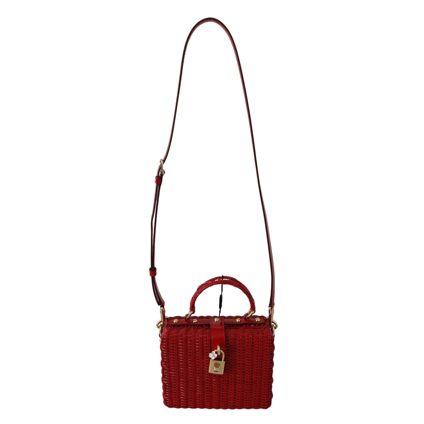 Red Leather Box Hand Shoulder Borse Purse Bag Box - coffeewithmee2