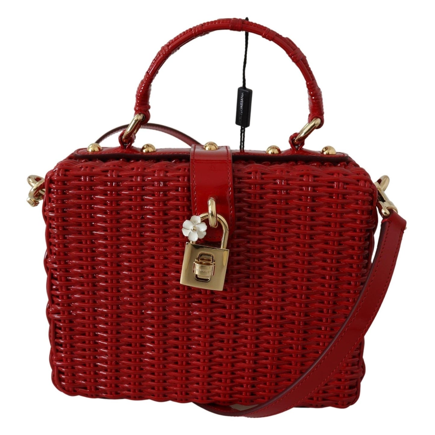 Red Leather Box Hand Shoulder Borse Purse Bag Box - coffeewithmee2