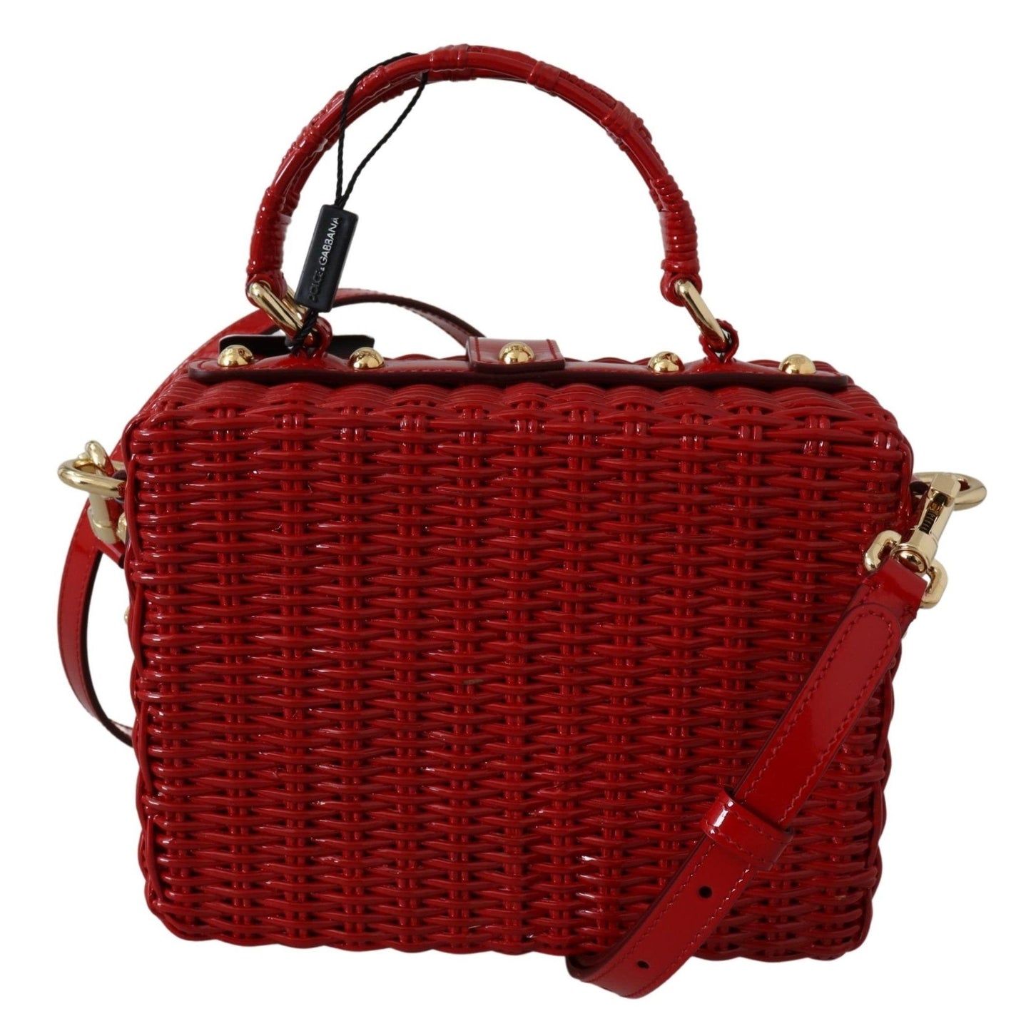 Red Leather Box Hand Shoulder Borse Purse Bag Box - coffeewithmee2