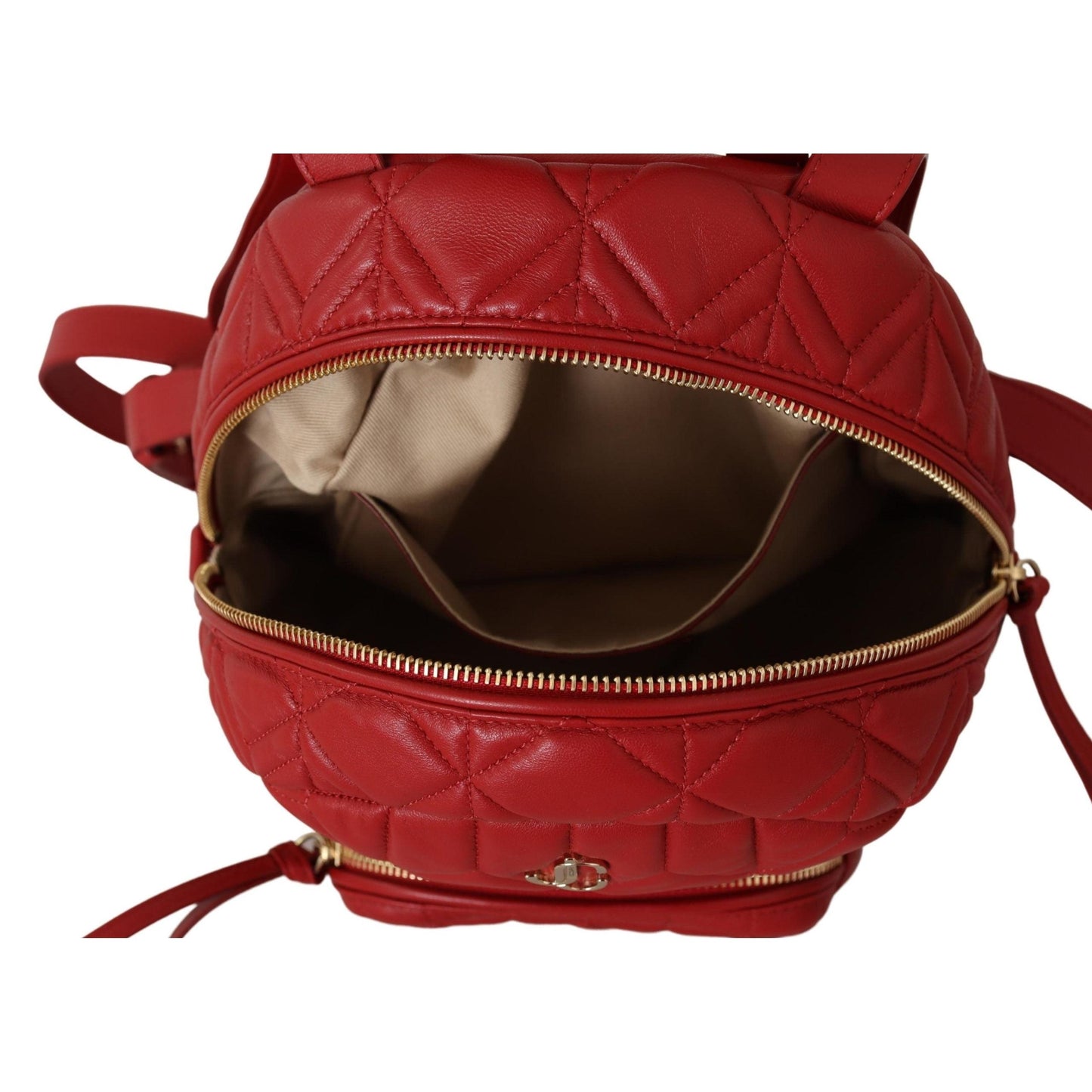 Royal Red Nappa Leather Jc Oqnl Backpack - coffeewithmee2