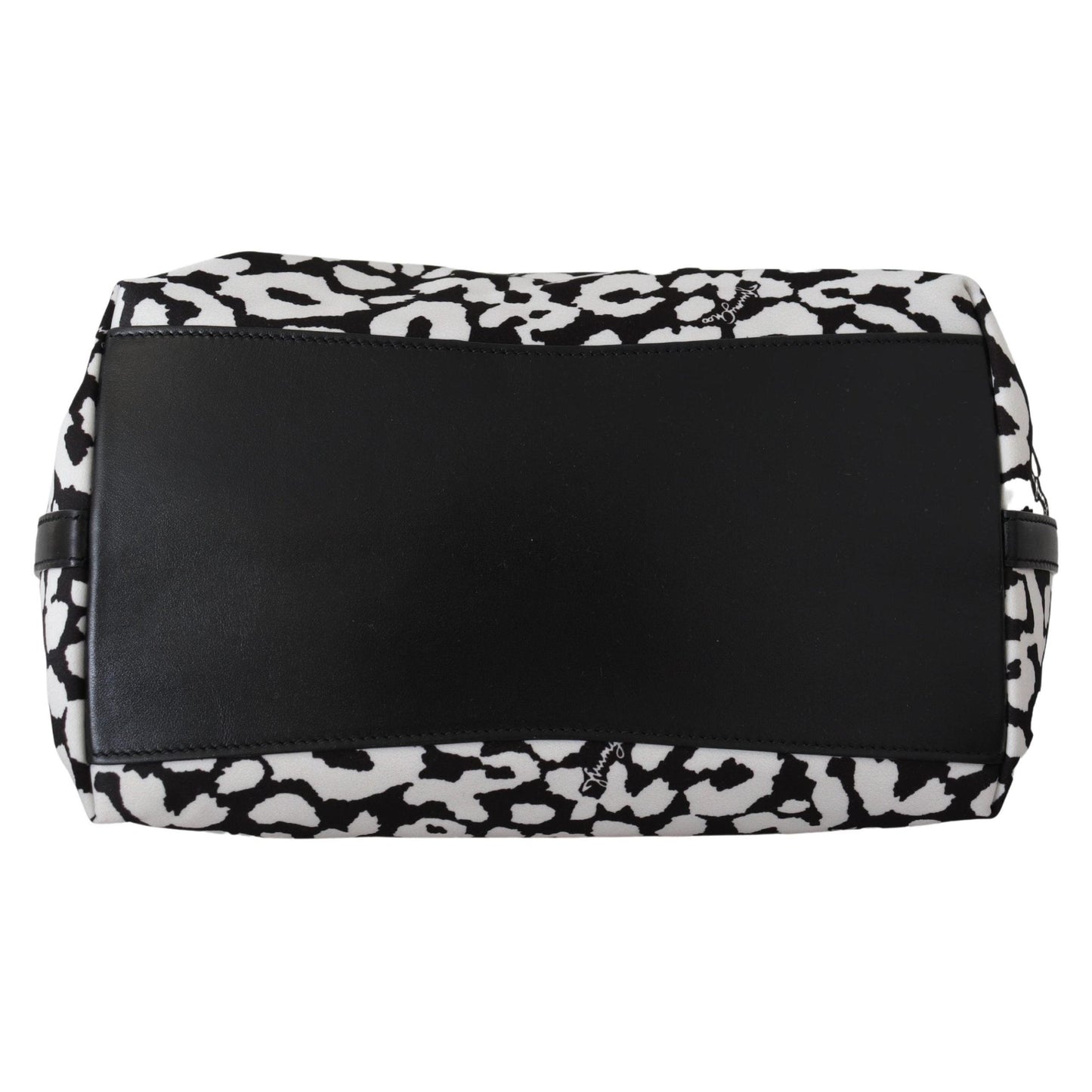 White & Black Nylon Candice Tote Shoulder Bag - coffeewithmee2