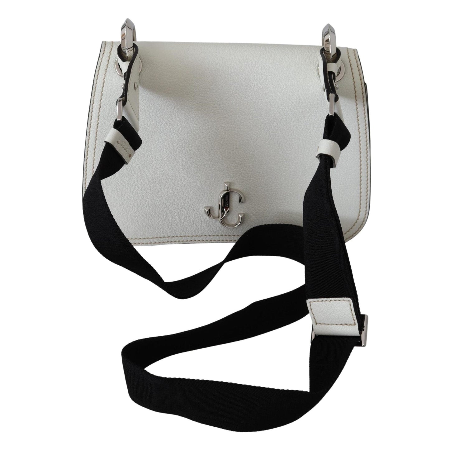 White Soft Grainy Leather Varenne Kdy Shoulder Bag - coffeewithmee2