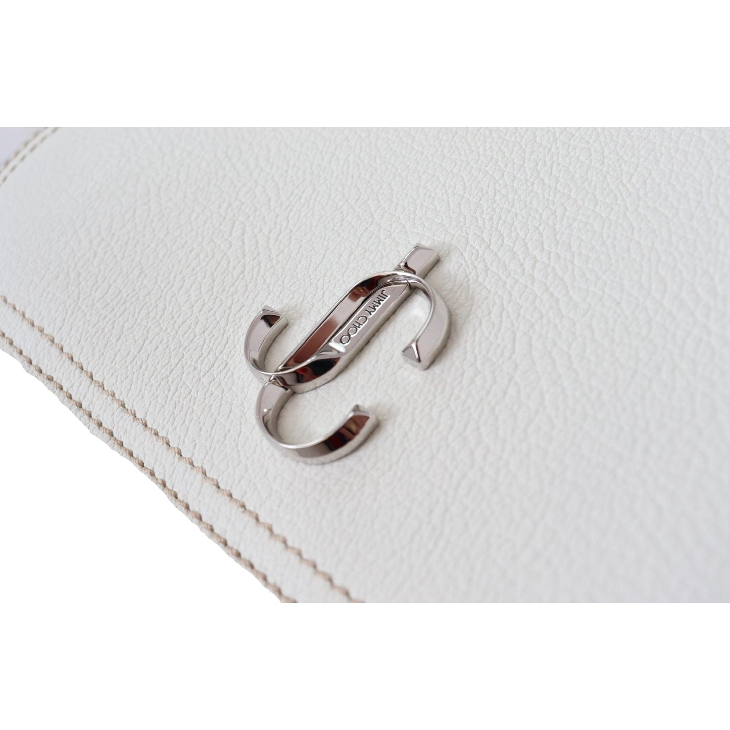 White Soft Grainy Leather Varenne Kdy Shoulder Bag - coffeewithmee2
