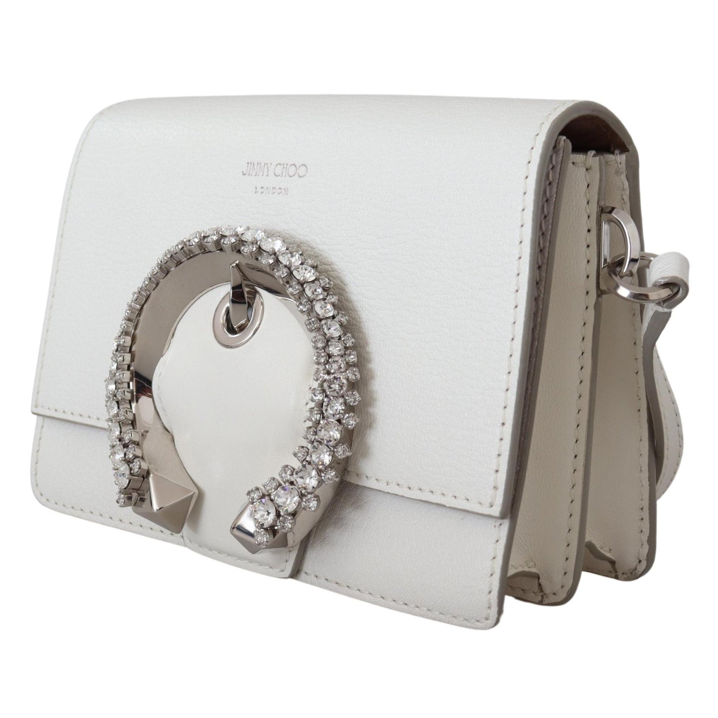 White Goat & Calf Leather Madeline Gtg Shoulder Bag - coffeewithmee2