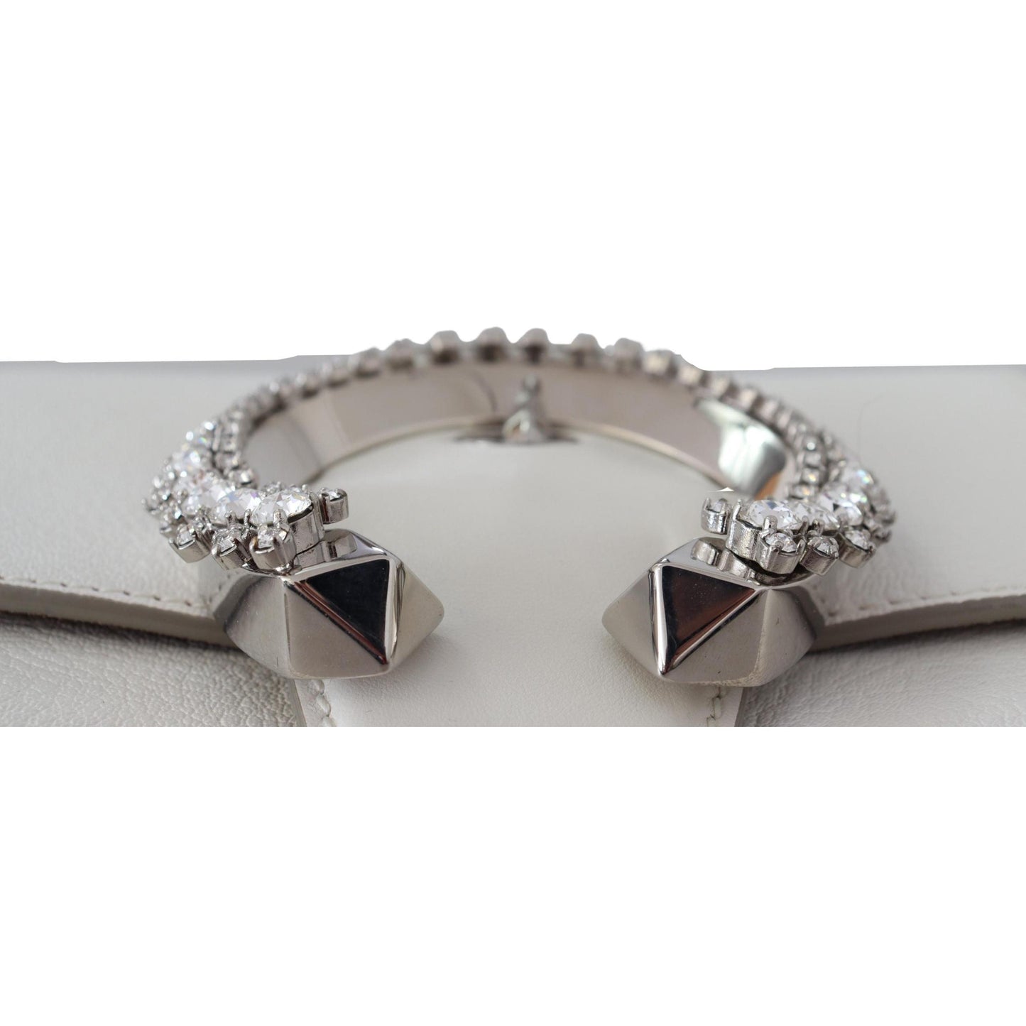 White Goat & Calf Leather Madeline Gtg Shoulder Bag - coffeewithmee2