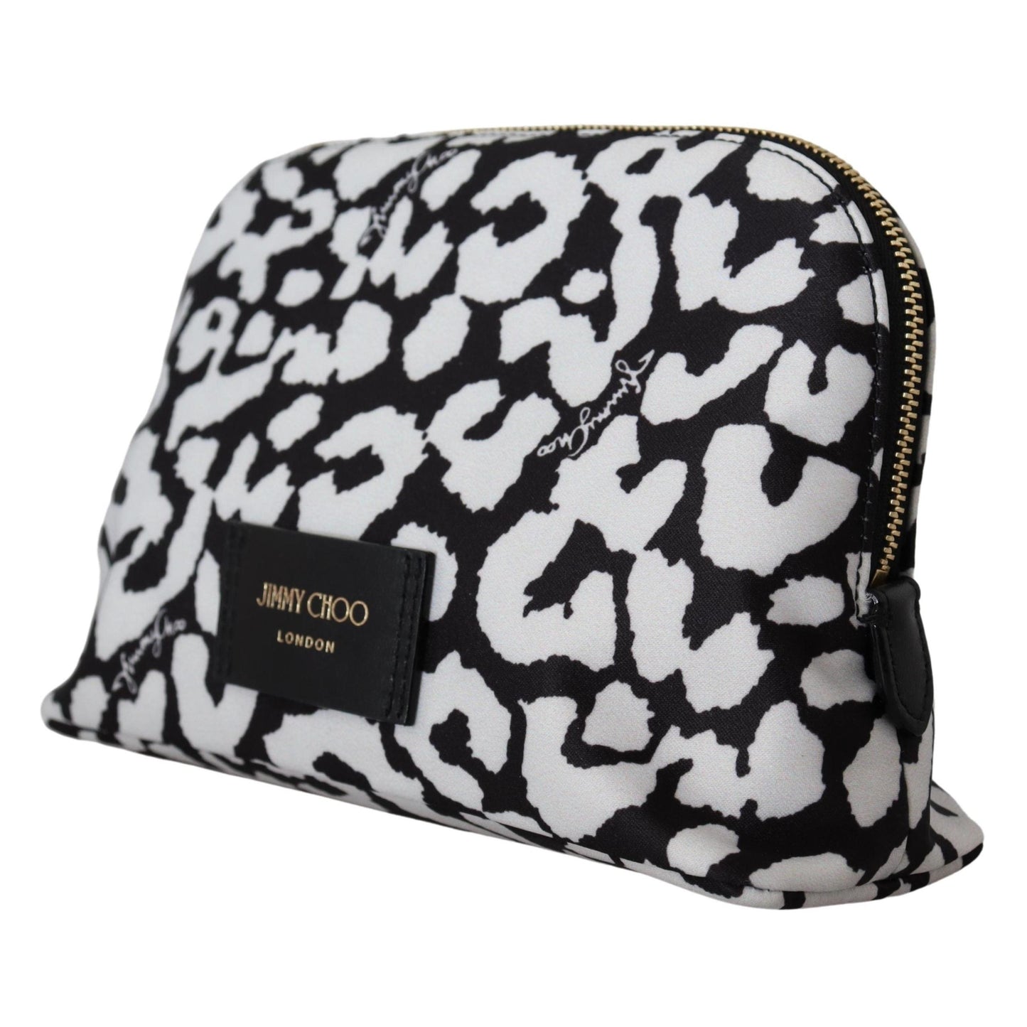 White & Black Nylon Mabrie Onyp Clutch Pouch Bag - coffeewithmee2