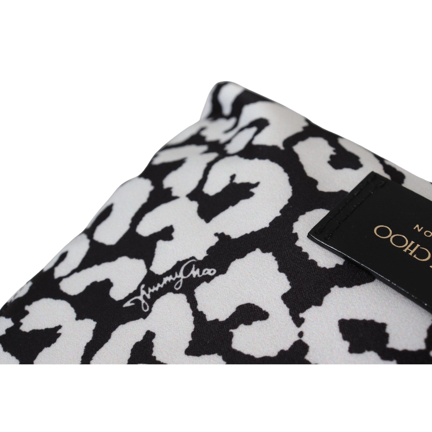 White & Black Nylon Mabrie Onyp Clutch Pouch Bag - coffeewithmee2