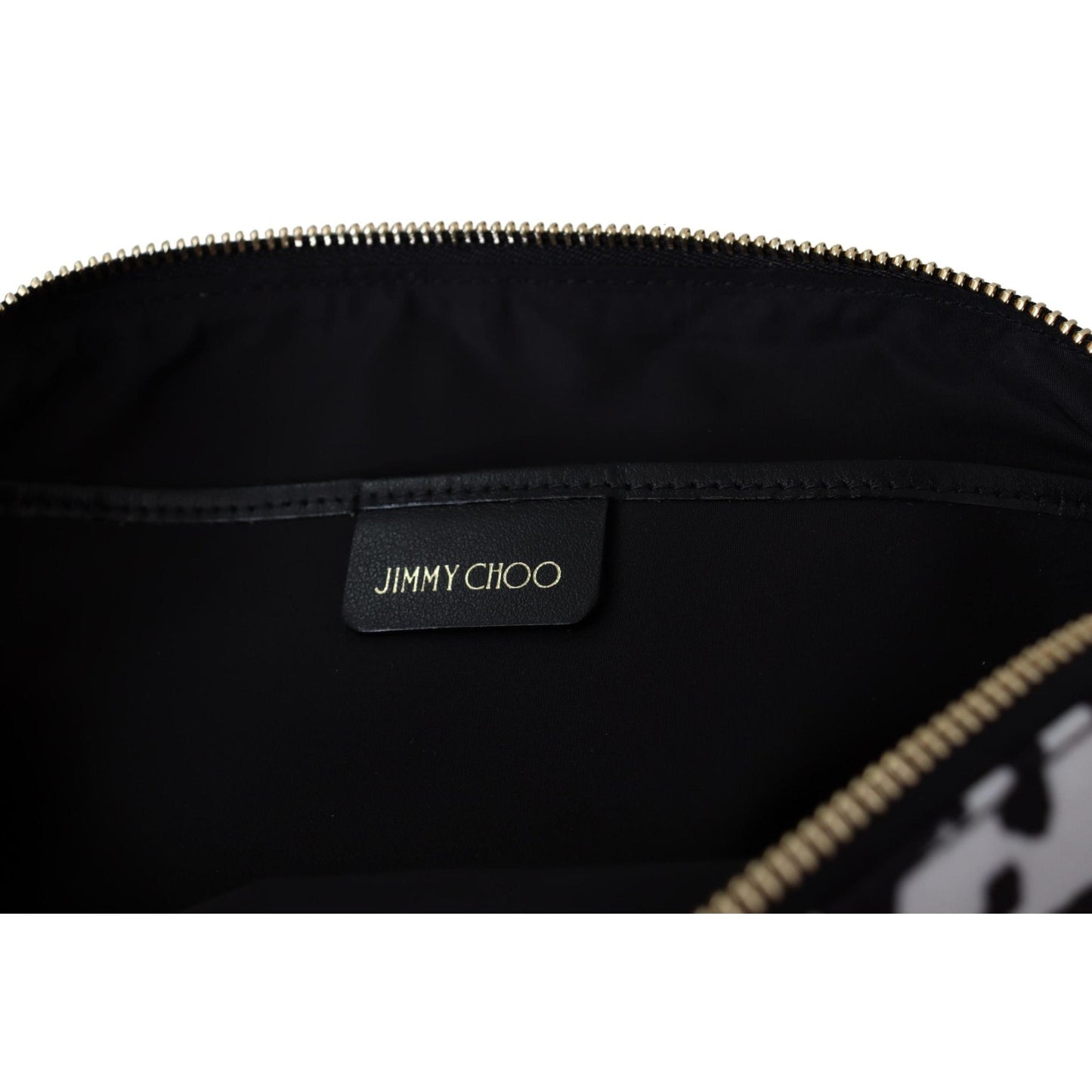 White & Black Nylon Mabrie Onyp Clutch Pouch Bag - coffeewithmee2