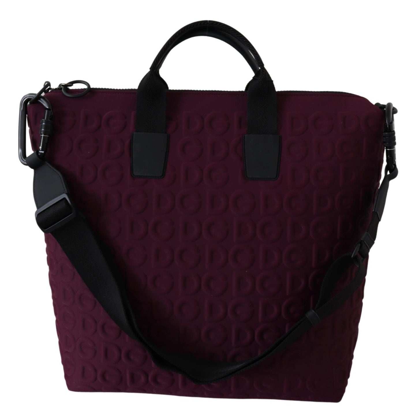 Maroon DG Embossed Crossbody Hand Purse - coffeewithmee2