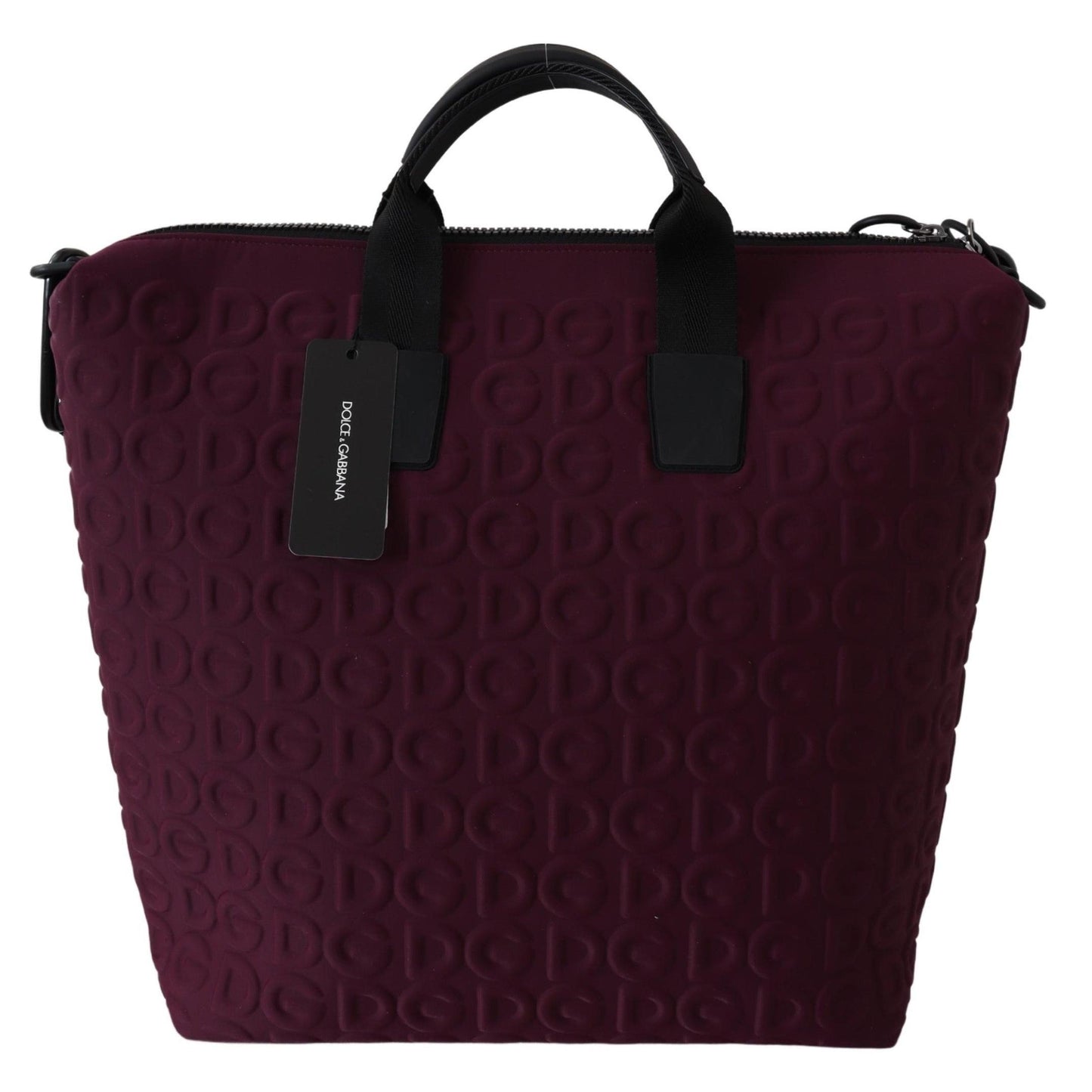 Maroon DG Embossed Crossbody Hand Purse - coffeewithmee2