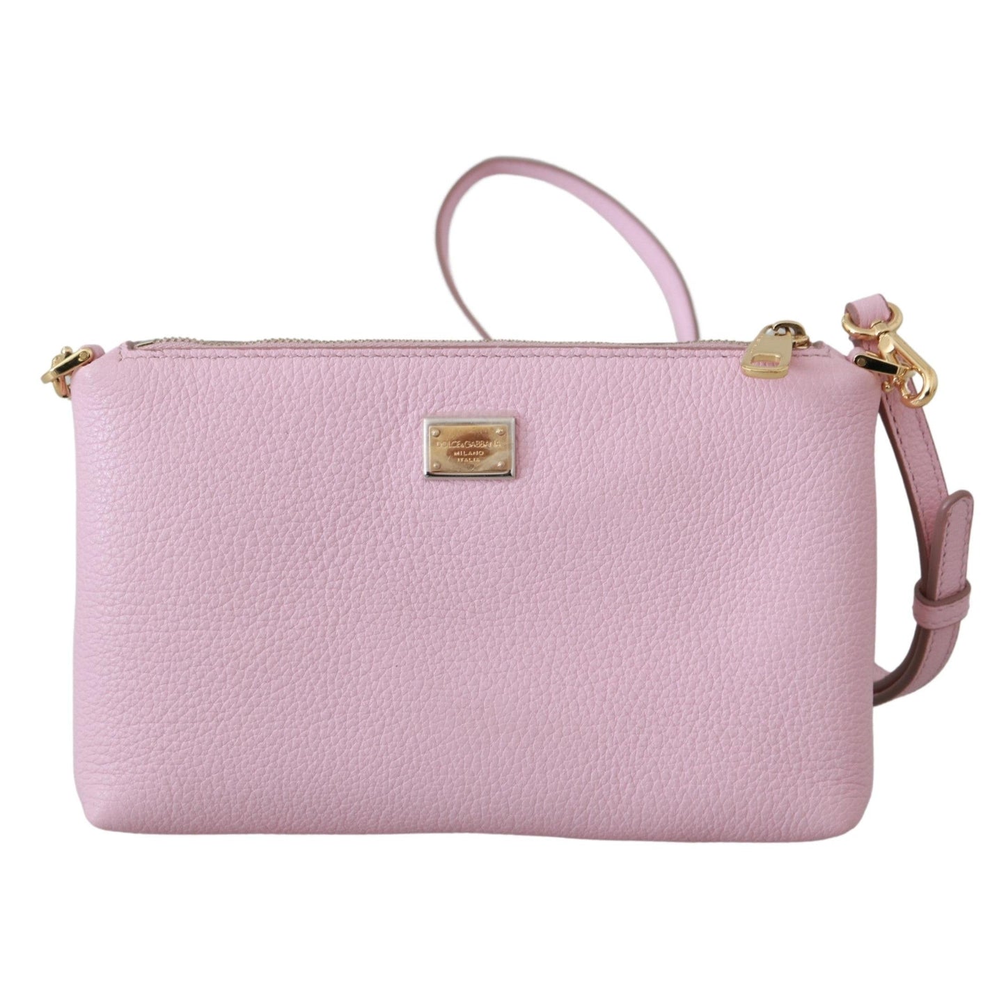Pink Leather #dgfamily Clutch Shoulder Borse Purse - coffeewithmee2