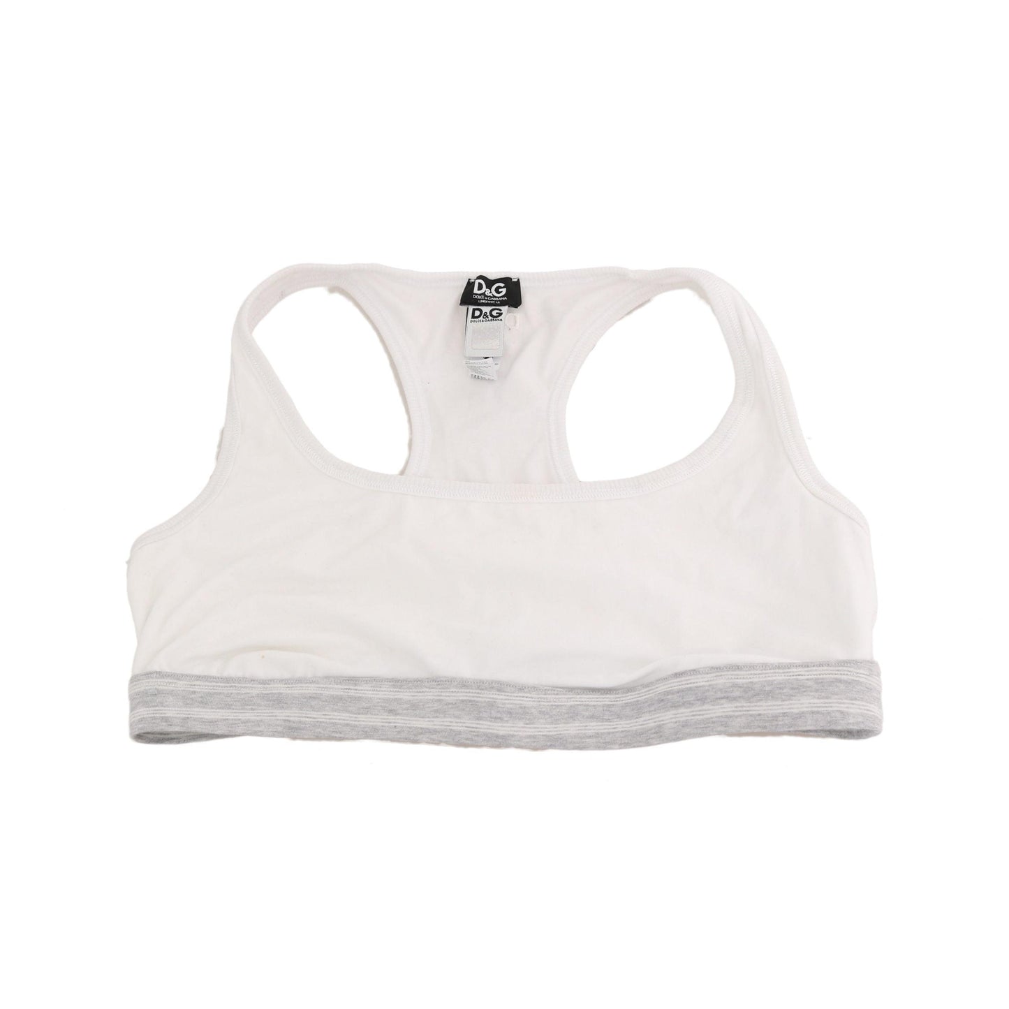 White Cotton Sport Stretch Bra Underwear - coffeewithmee2