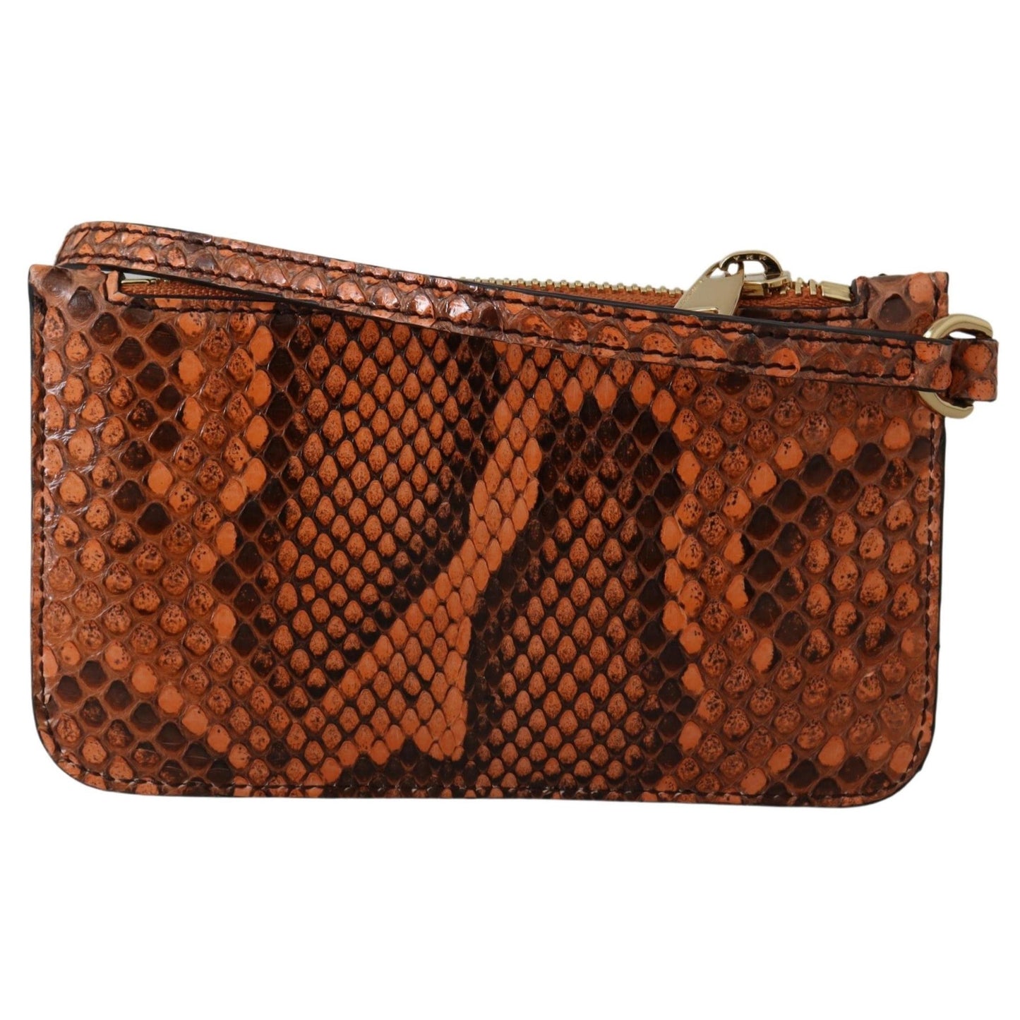 Brown Leather Coin Purse Wristlet Mirror AGNESE Wallet - coffeewithmee2