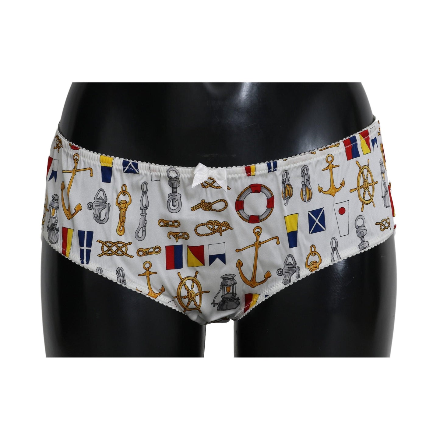 Underwear Sailor Print Silk Bottoms - coffeewithmee2