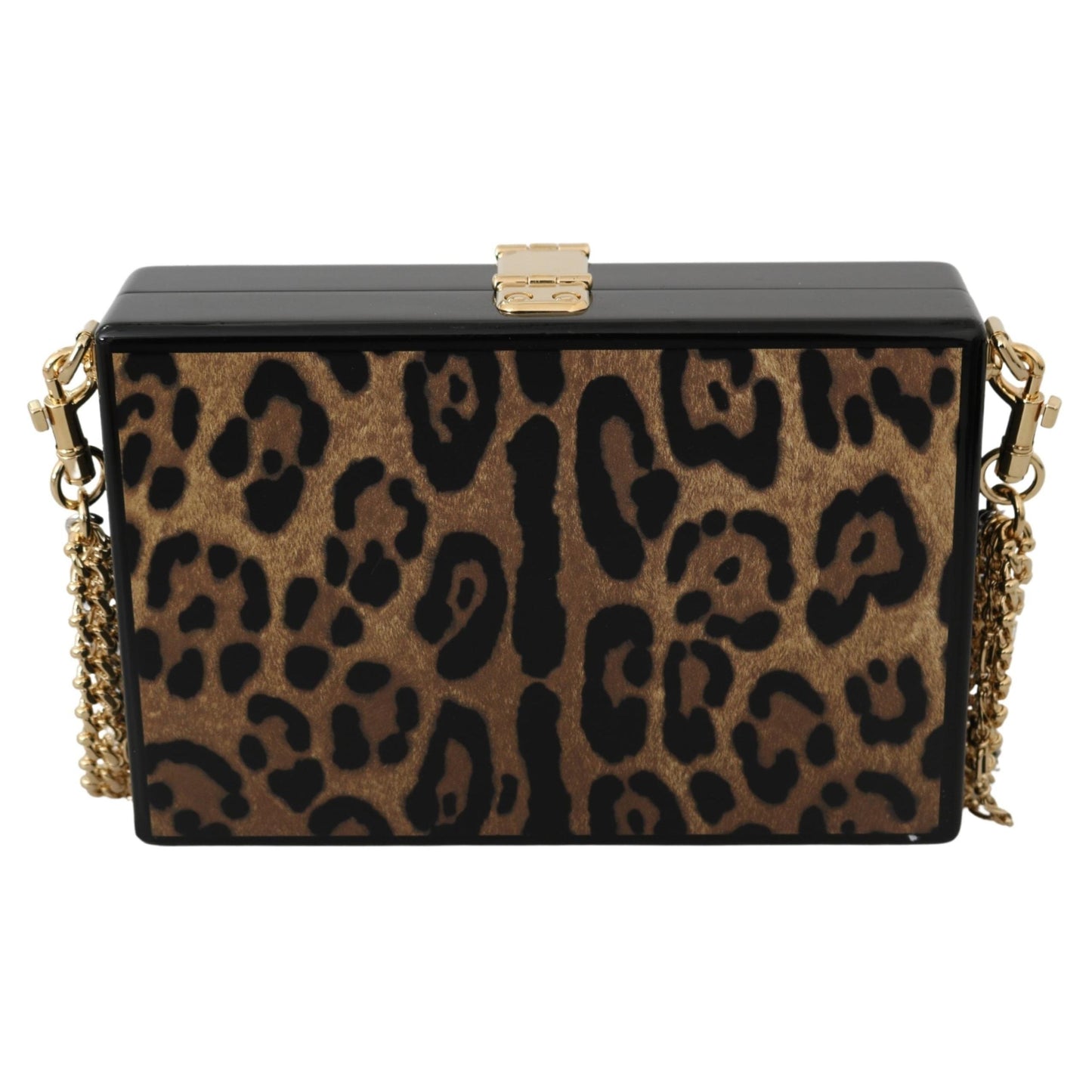Brown Leopard Women Shoulder BOX Wood Bag - coffeewithmee2