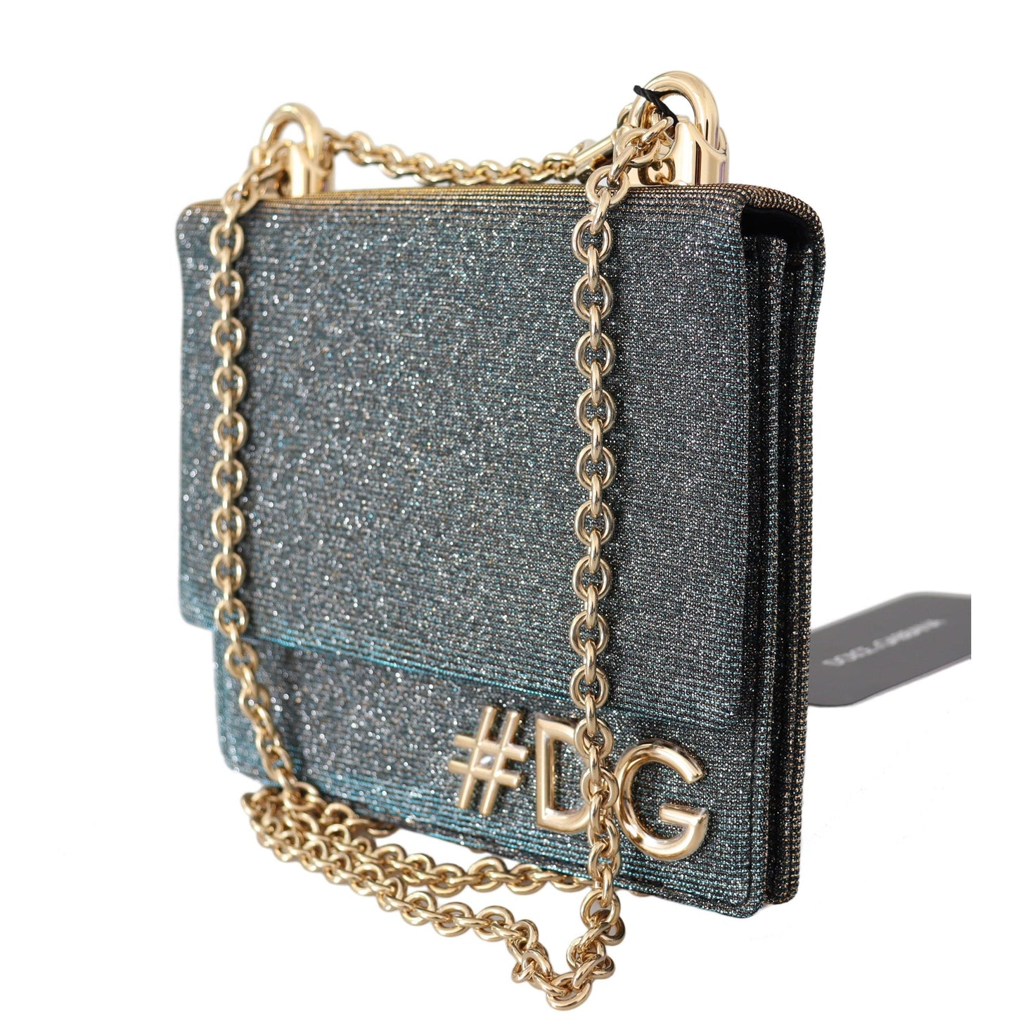 Blue Cotton #DG Gold Chain Mini Crossbody Borse Bag - coffeewithmee2