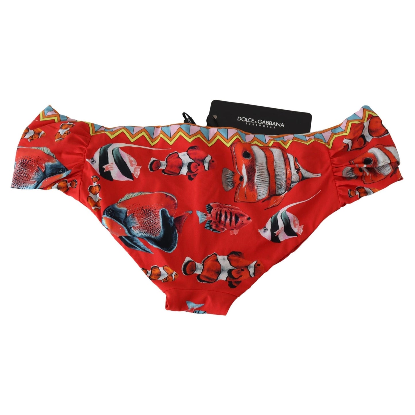Red Fish Two Piece Swimwear Beachwear Bikini